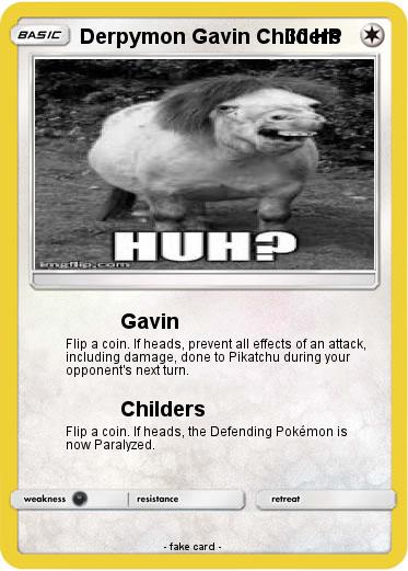 Pokemon Derpymon Gavin Childers