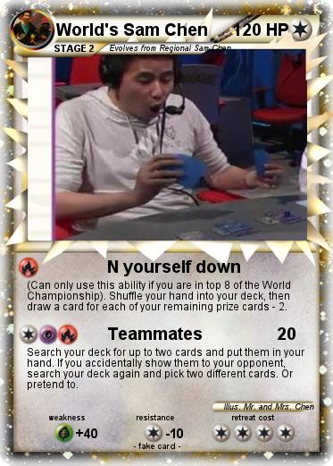 Pokemon World's Sam Chen