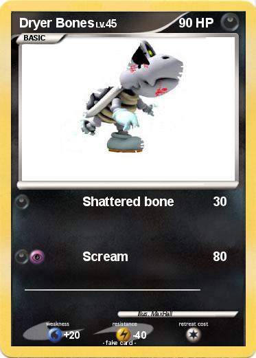 Pokemon Dryer Bones