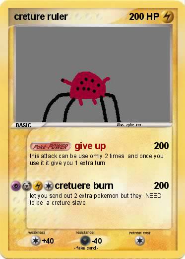 Pokemon creture ruler