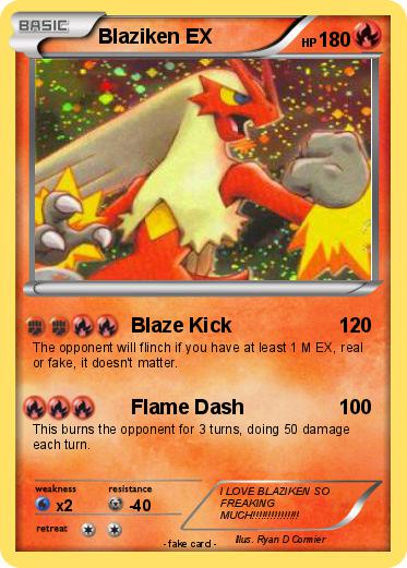 Pokemon Blaziken EX