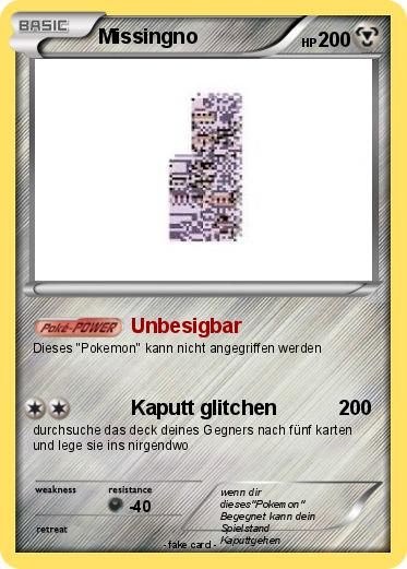 Pokemon Missingno