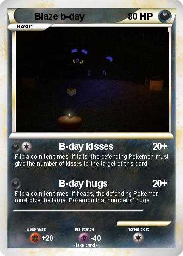 Pokemon Blaze b-day