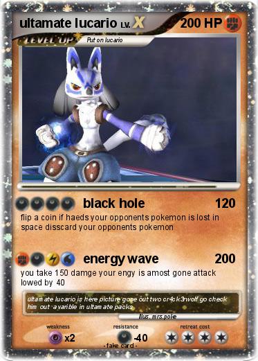 Pokemon ultamate lucario