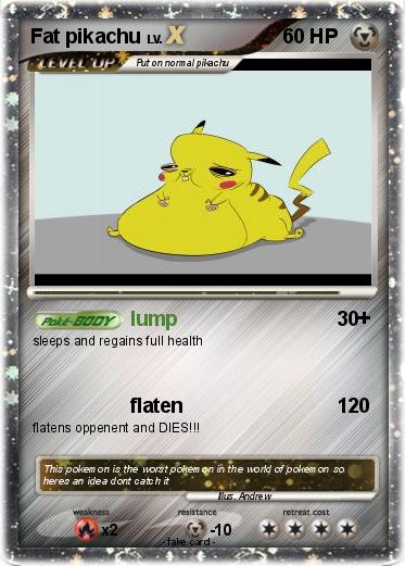 Pokemon Fat pikachu