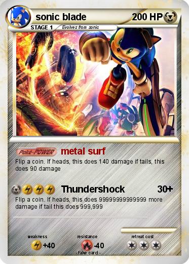 Pokemon sonic blade
