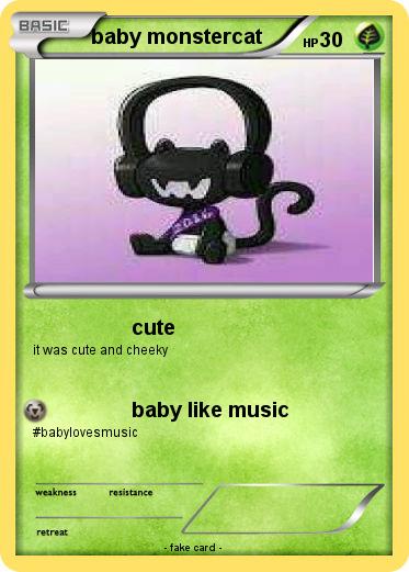 Pokemon baby monstercat