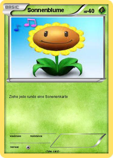 Pokemon Sonnenblume