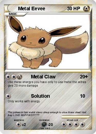 Pokemon Metal Eevee
