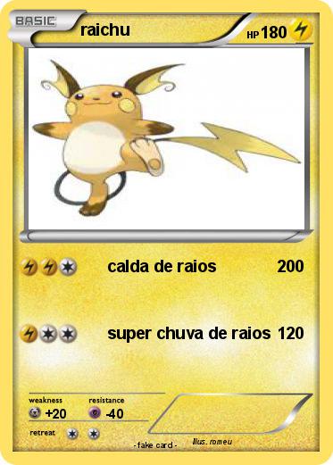 Pokemon raichu