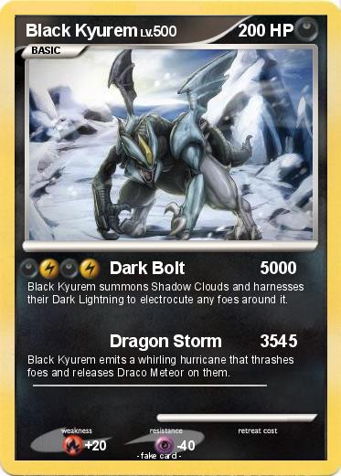 Pokemon Black Kyurem