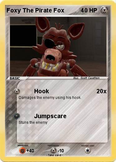 Pokemon Foxy The Pirate Fox