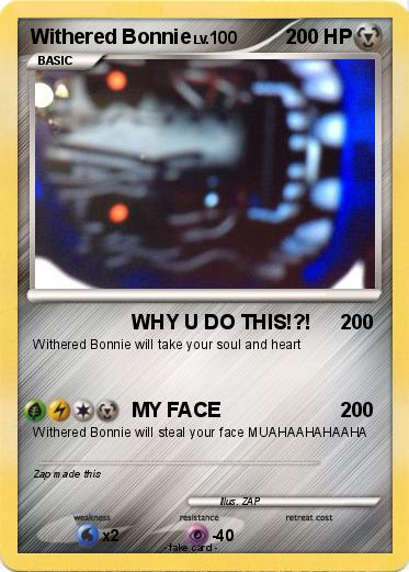 Pokemon Withered Bonnie