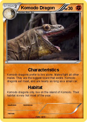 Pokemon Komodo Dragon