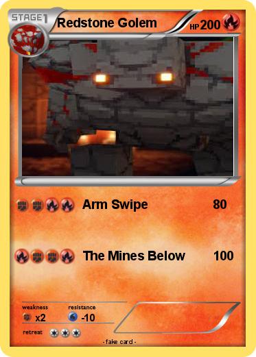 Pokemon Redstone Golem
