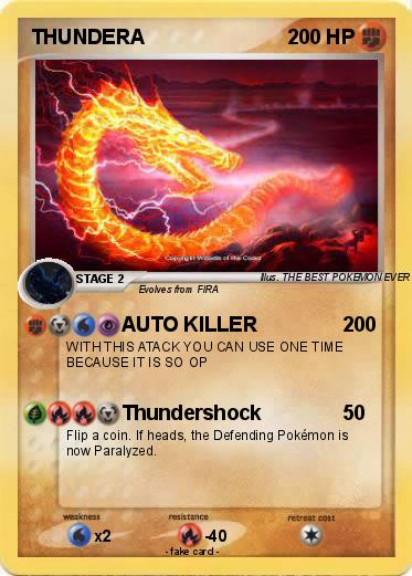 Pokemon THUNDERA