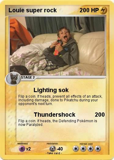 Pokemon Louie super rock