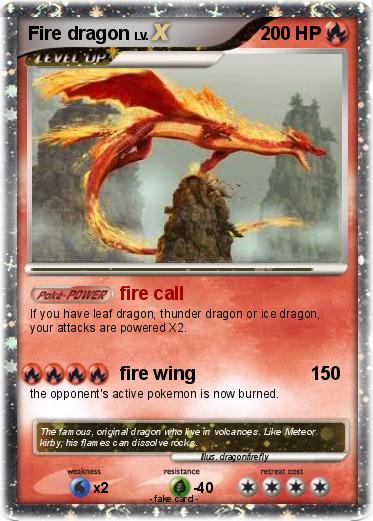 Pokemon Fire dragon