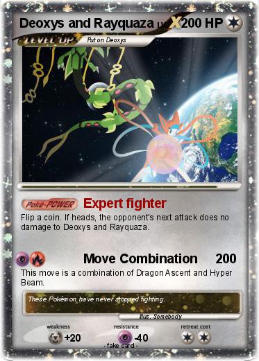 Pokemon Deoxys and Rayquaza