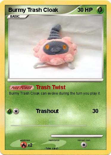 Pokemon Burmy Trash Cloak