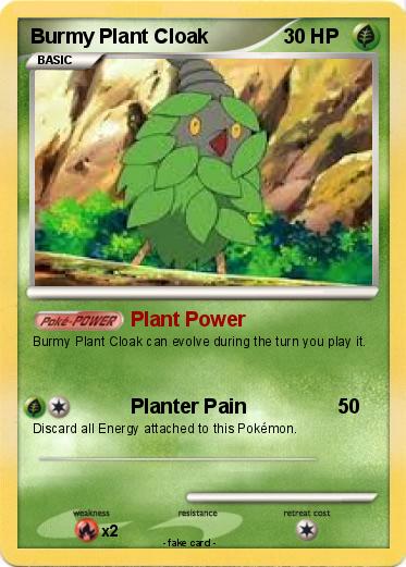 Pokemon Burmy Plant Cloak