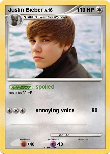 Pokemon Justin Bieber