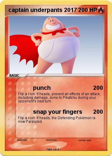 Pokemon captain underpants 2017