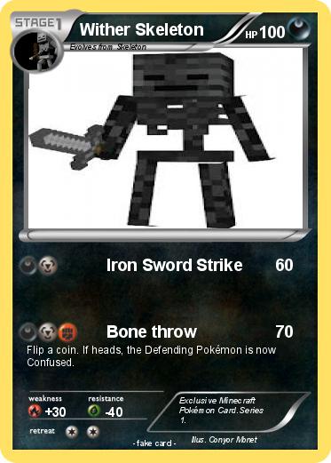 Pokemon Wither Skeleton