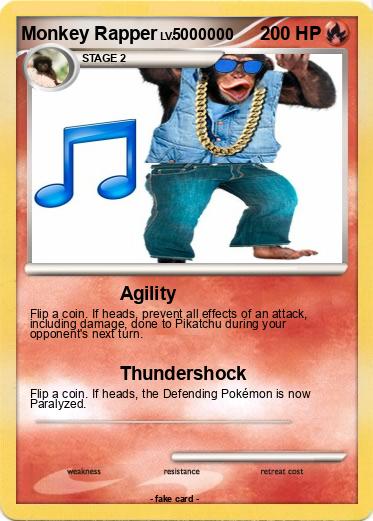 Pokemon Monkey Rapper