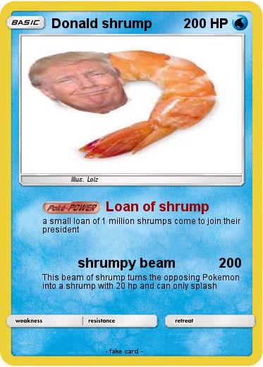 Pokemon Donald shrump