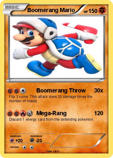 Pokemon Boomerang Mario