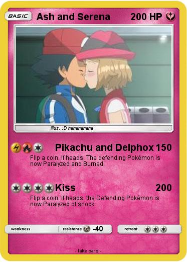 Pokemon Ash and Serena