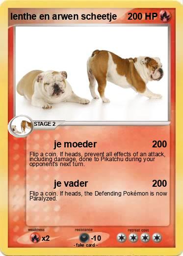 Pokemon lenthe en arwen scheetje