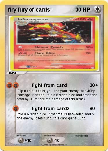 Pokemon firy fury of cards