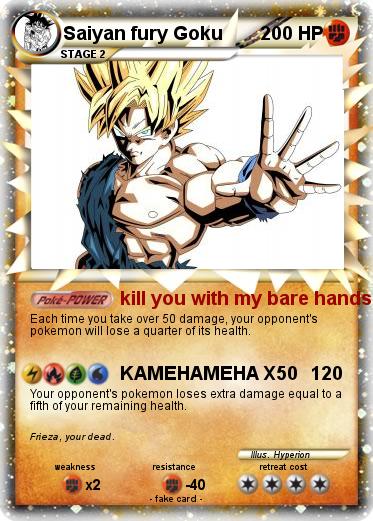Pokemon Saiyan fury Goku