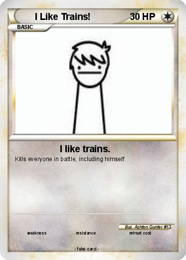 Pokemon I Like Trains!