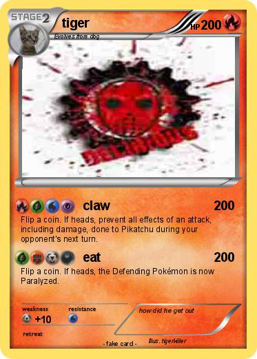 Pokemon tiger