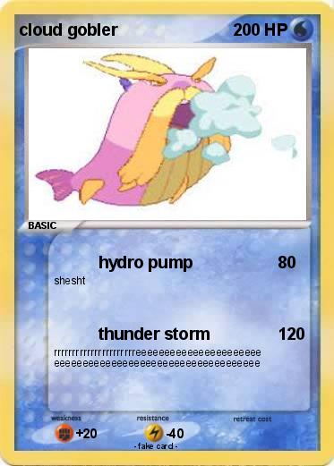 Pokemon cloud gobler