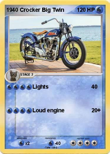 Pokemon 1940 Crocker Big Twin