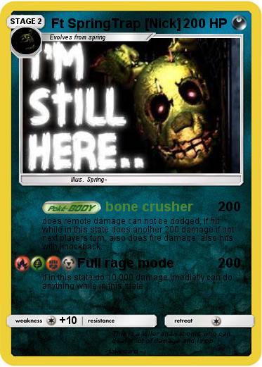 Pokemon Ft SpringTrap [Nick]