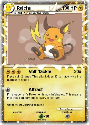 Pokemon Raichu