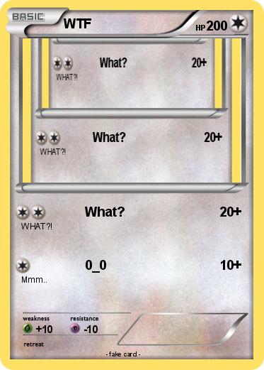 Pokemon WTF