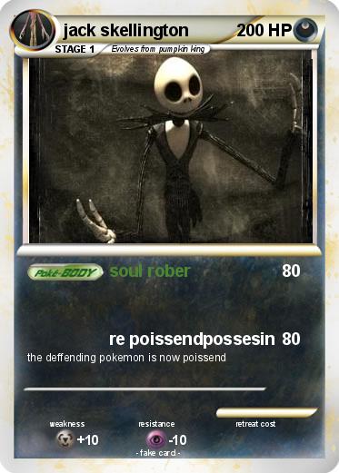 Pokemon jack skellington