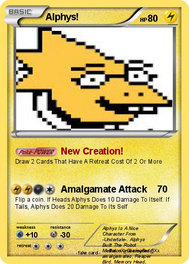 Pokemon Alphys!