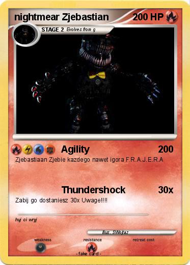 Pokemon nightmear Zjebastian