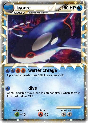 Pokemon kyogre