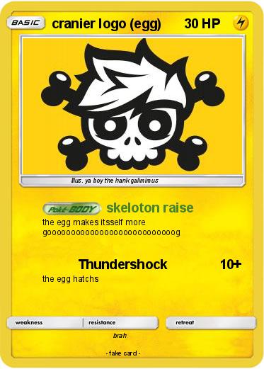Pokemon cranier logo (egg)