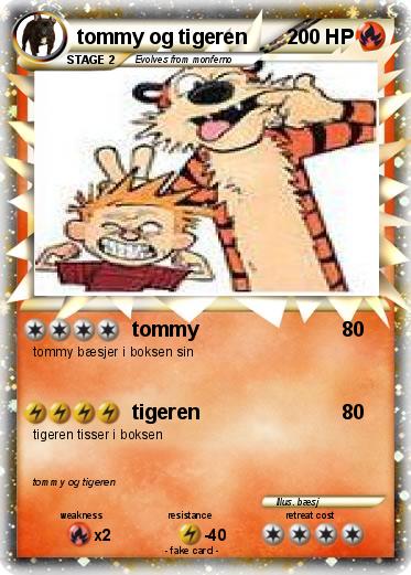 Pokemon tommy og tigeren