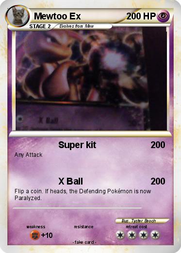 Pokemon Mewtoo Ex