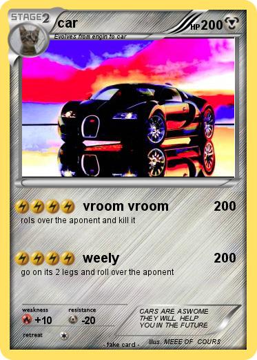 Pokemon car